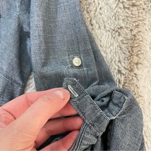 J. Crew Chambray The Perfect Shirt Button Up - Picture 3 of 6